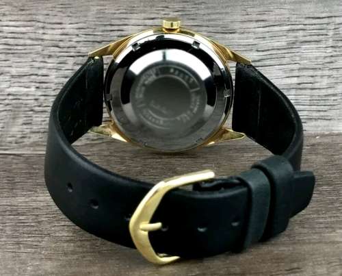Superb Vintage 1960's Ulysse Nardin 18k Gold Plated Men's Automatic Wristwatch - Mint Condition
