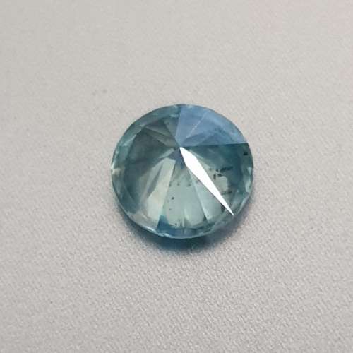 Stunning 0.76ct Lab Certified Natural Fancy Vivid Blue Round Cut Diamond SI1 - Stunning Blue !