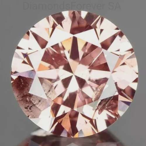 FULL Lab Report UV Sealed GIL Natural Fancy Intense Pink 0.63ct Diamond SI2 ! RARE !