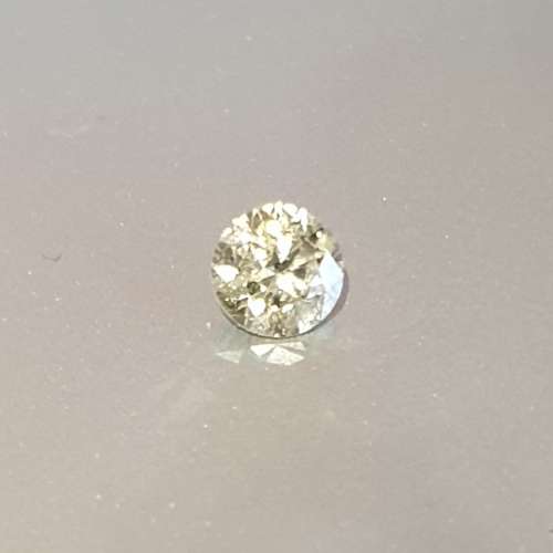 0.52ct Natural Loose Diamond Round Brilliant Cut Fancy Golden Champagne !  Stunning Brilliance !