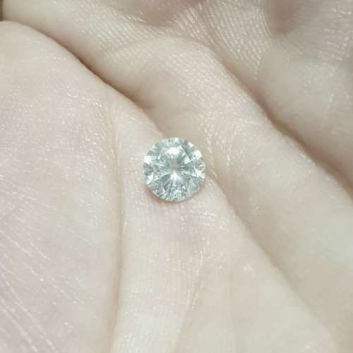 0.80ct IGL Lab Certified Natural Round Brilliant Cut Diamond SI2 / D - Stunning Ice White !
