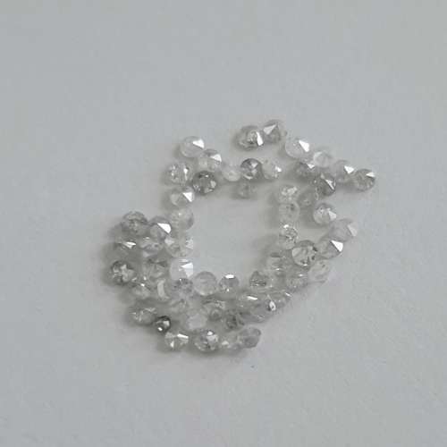 54 x 100% Natural Untreated 1.09ct Small Diamonds 1.75mm Diameter - Round Single Cut