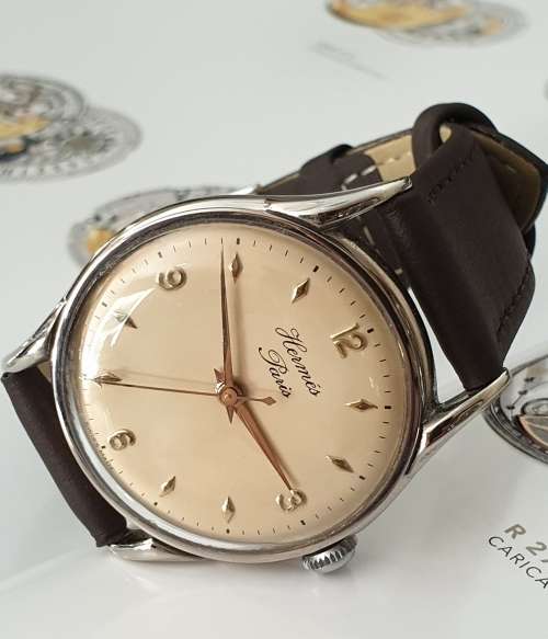 Stunning Swiss Vintage 1945 Hermes Hand Winding Men's Wristwatch - Mint Condition / Investment Piece