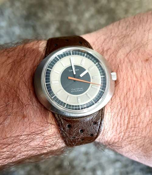 RARE 601 Movement ! Vintage 1968 Omega Dynamic Men's Manual Wind Wristwatch Near Pristine Condition