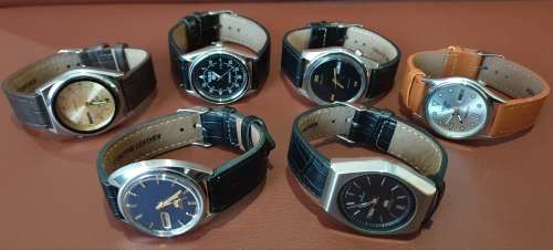 Stunning Vintage 70's - 80's Seiko Automatic Collection of 6 Watches - Please Read Description