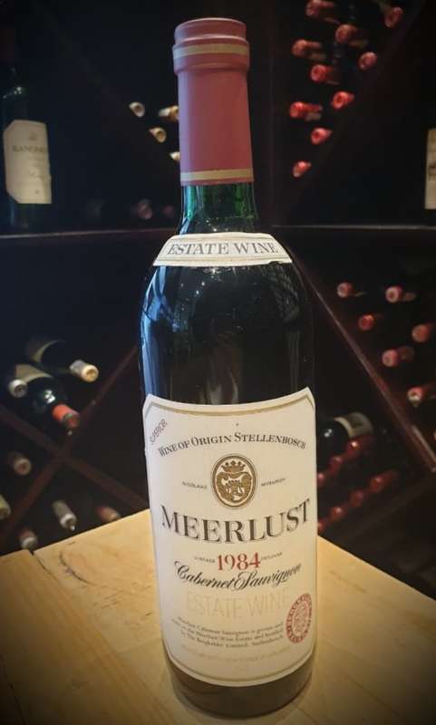 Grape Escape : Fine Vintage Wines | 1984 | Meerlust Cabernet Sauvignon 1.5L | Investment Wines |