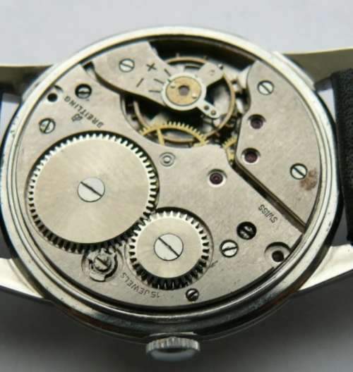 Vintage Swiss 1950's Brietling 35mm Mens Wristwatch | Serviced | Self Winding |