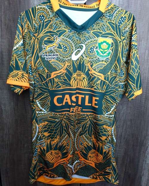 2018 Mandela Centenary Rugby Sevens Limited Edition Jersey no 85/527 Size Large | Complete as issued