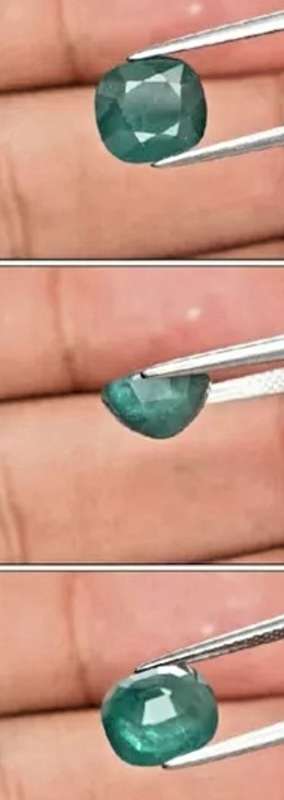 **EGL Lab Guarantee | Cushion Cut | 2.83ct | Natural Untreated Grandidierite | Rarest Minerals !