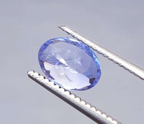 Lab Guarantee | Oval | 0.98ct | Natural Untreated Earth mined Intense blue-Violet Tanzanite