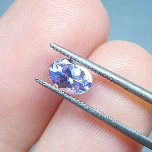 Lab Guarantee | Oval | 0.96ct | Natural Untreated Earth mined Bluish Violet Tanzanite | VS