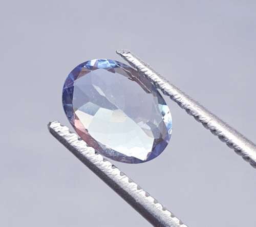 Lab Guarantee | Oval | 0.86ct | Natural Untreated Earth mined Blue-Green Violet Tanzanite | VVS