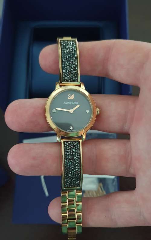 Swarovski 2017 Cosmic Rock Yellow Gold Colour Bracelet watch | With Box & Links