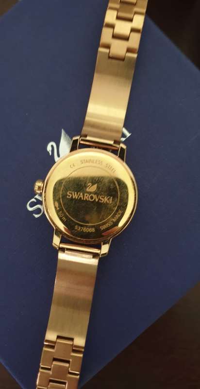 Swarovski 2017 Cosmic Rock Yellow Gold Colour Bracelet watch | With Box & Links