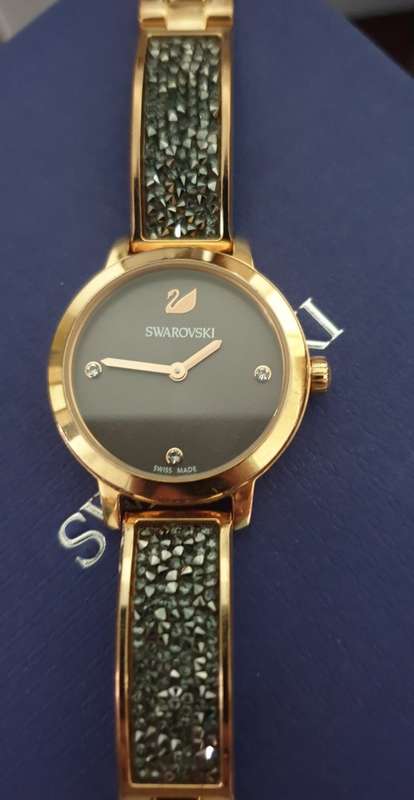 Swarovski 2017 Cosmic Rock Yellow Gold Colour Bracelet watch | With Box & Links