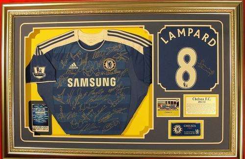 Chelsea FC - 2012 FA Cup Winners Autographed 'Frank Lampard' Jersey
