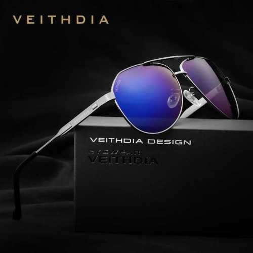 VEITHDIA Brand Driving Men`s Sunglasses Polarized UV400 Lens Sports Outdoor Eyewear Unisex