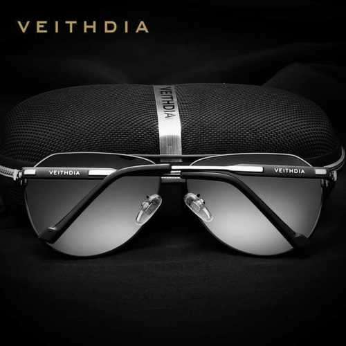 VEITHDIA Brand Driving Men`s Sunglasses Polarized UV400 Lens Sports Outdoor Eyewear Unisex