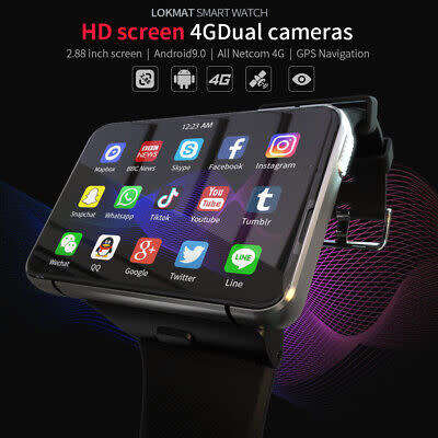 Smart Watch GPS 4G WIFI Watches 2.88 Inch Touch Screen Bluetooth Dual Camera