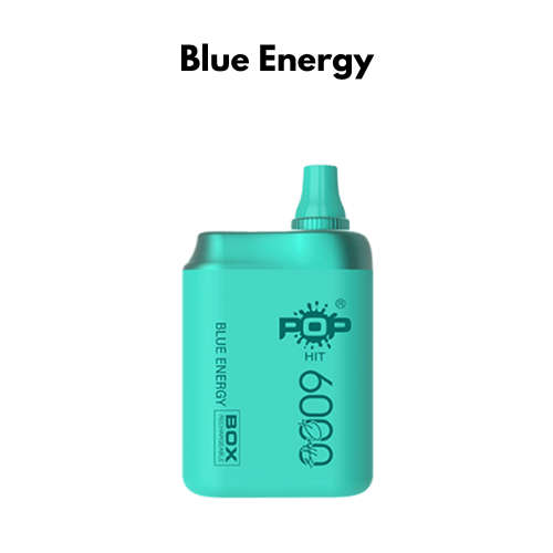 POP HIT Rechargeable Vape (6000Puffs) Blue Energy
