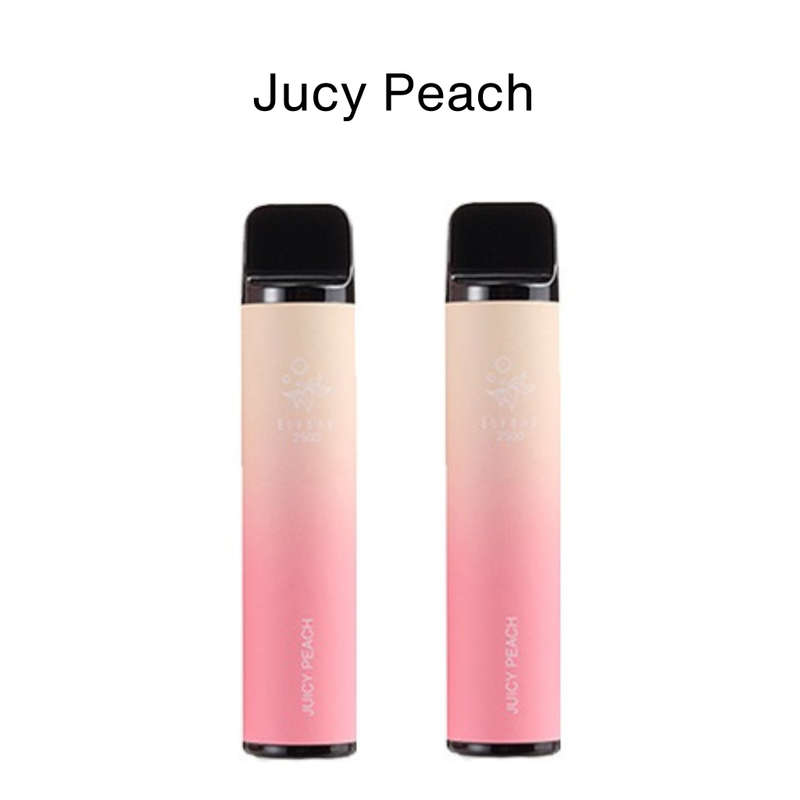 2 Pack ELF BAR Disposable Vape (2500 Puffs) Jucy Peach
