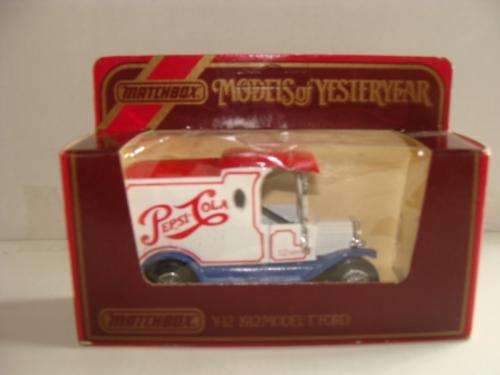MATCHBOX M.O.Y 1912 MODEL T FORD "PEPSI COLA" LIVERY MIB LESNEY ENGLAND 1978