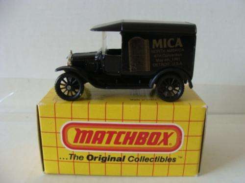 RARE MATCHBOX MICA CONVENTION BLACK  FORD T MODEL MIB 1989
