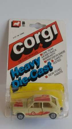 VERY RARE VINTAGE CORGI VW GOLF TURBO MOC MADE 1983 G.T BRITAIN