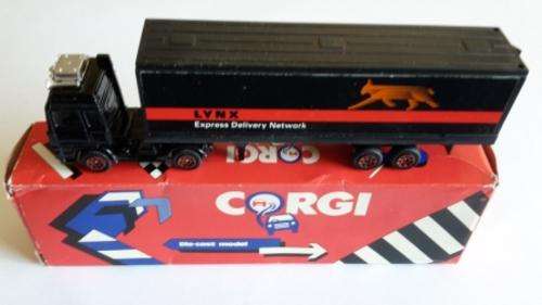 RARE VINTAGE CORGI SEDDON ATKINSON CONTAINER TRUCK 1985 ENGLAND BASE MIB
