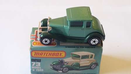 VINTAGE MATCHBOX SUPERFAST #73 FORD MODEL A 1979 ENGLAND BASE MIMB