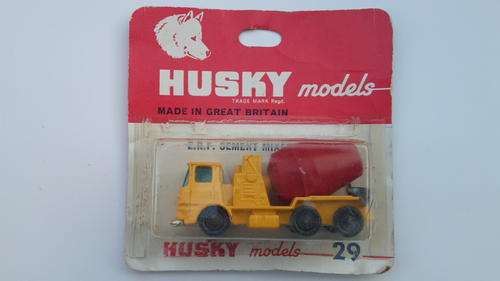 VINTAGE CORGI HUSKY E.R.F CEMENT MIXER #29 MADE IN GT.BRITAIN 1965