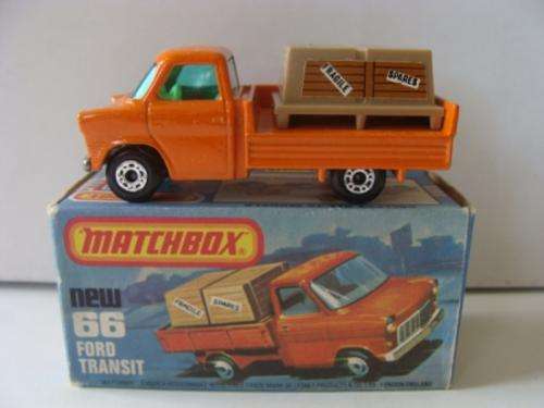 MATCHBOX SUPERFAST #66 FORD TRANSIT MIB PICK-UP 1977 R1 NO RESERVE
