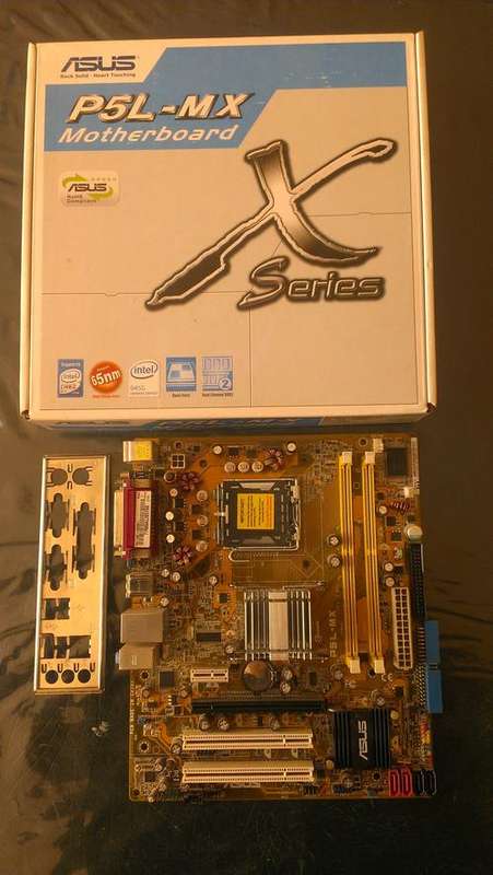 Crazy auction!!!!R1 NO reserve!!!!! ASUS P5L-MX Motherboard