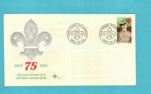 1982 boy Scouts of SA FDC