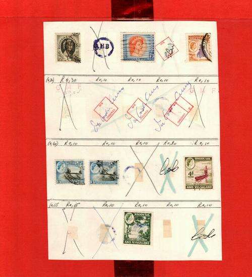 Stamps on Page (11) Rhodesia & Nyasaland