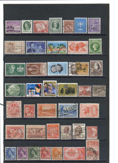 Mixed Australia (22). Bid per stamp