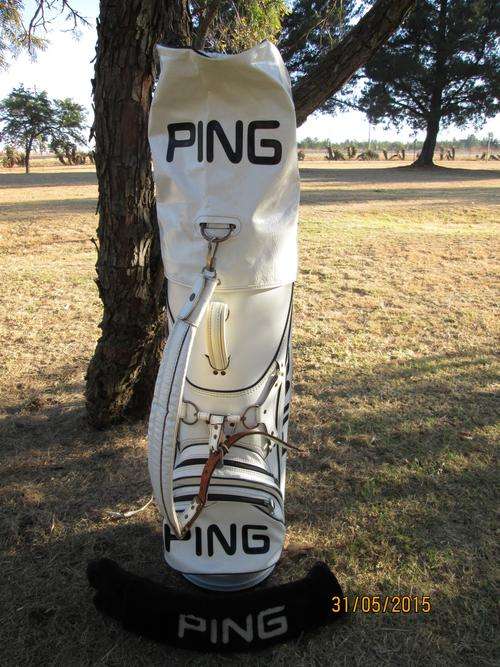 White Ping Golf bag