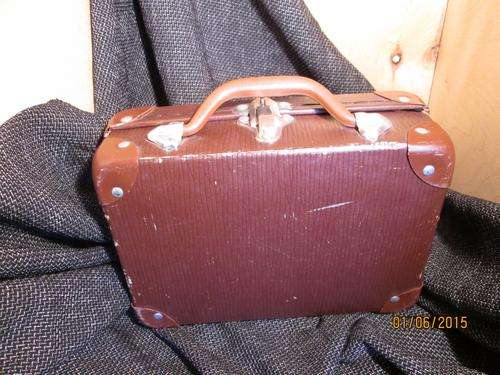 Small brown suitcase