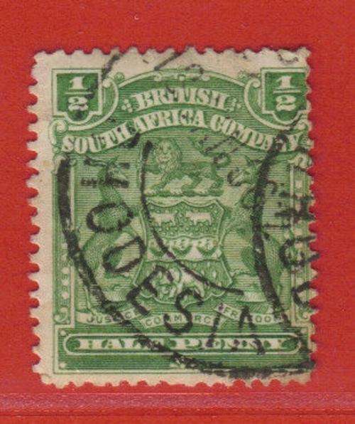 Rhodesia SACC67a 1898