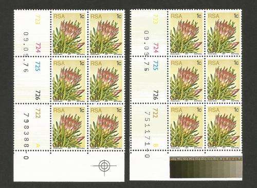 South Africa SACC418 1c 3rd Definitive Control Block