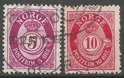 Norway 1893 SG139.. 1937 SG282
