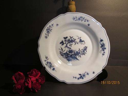 French Arcopal Milk Glass, Kalinka Pattern. Soup plate B