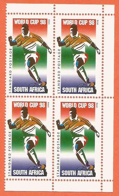 RSA SACC1095 1998 Soccer World Cup UMM. CV- R32.00.