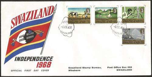 Swaziland Independence FDC 1968