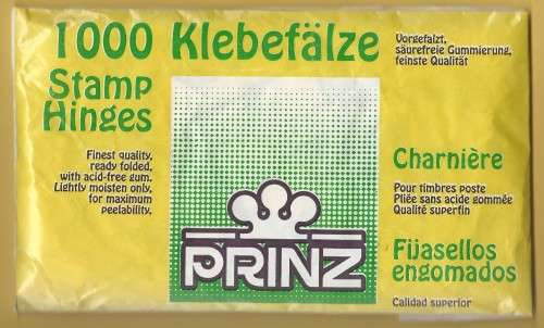 Prinz Hinges. 1000 prefolded.