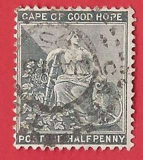 Cape of Good Hope ½d Black