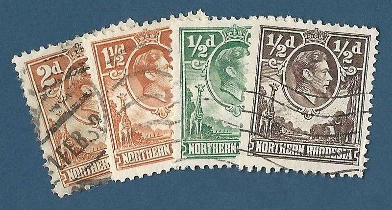 Northern Rhodesia 1938 Definitives