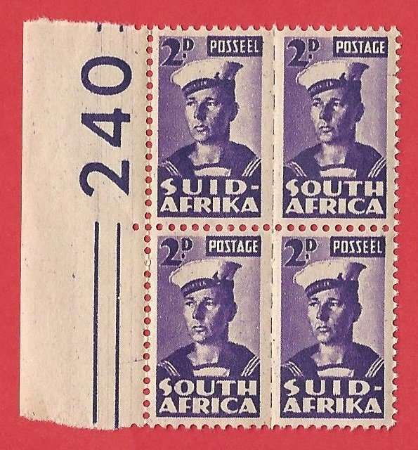 Union of SA SACC98 2d Small War Issue. With Margin Selvege UMM
