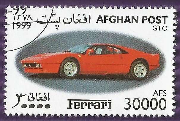 Afghanistan 1999 Ferrari car. CTO