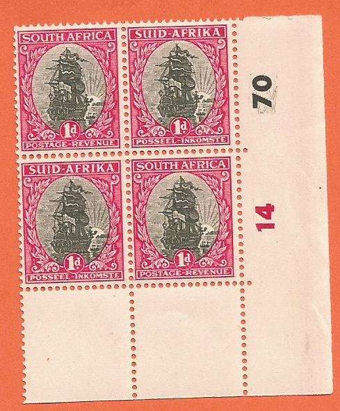 Union of SA. SACC114. Control block 14/70 Plate XXIV
